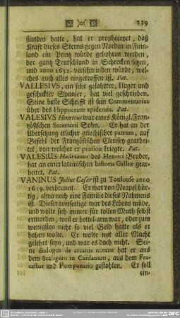 Vallesius - Vossius