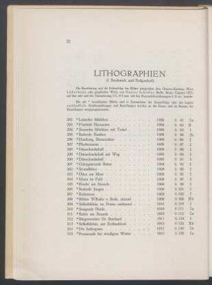 Lithographien