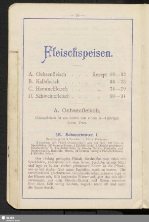 Fleischspeisen