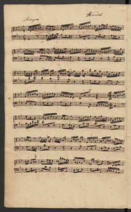 Suiten. Auszüge; cemb; g-Moll; HWV 432.3