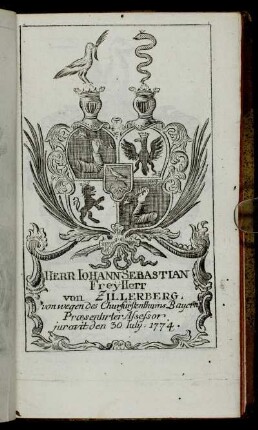 Herr Iohann Sebastian FreyHerr von Zillerberg. - Herr Hans Christoph v. Leipziger.