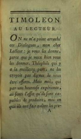 Dialogues sur l'Immortalité de l'ame ... sur la Religion