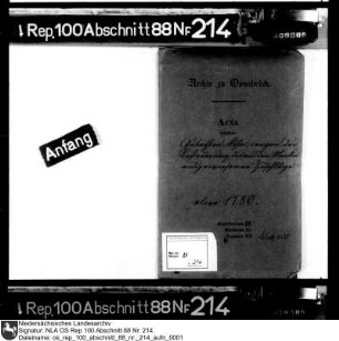 Gutachten Justus Mösers zur Besteuerung der aus den Marken ausgewiesenen Zuschläge