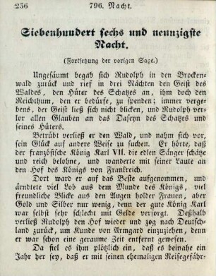 Siebenhundert sechs und neunzigste Nacht