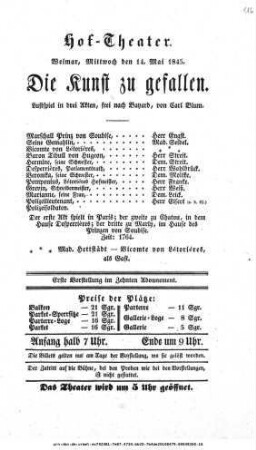 Die Kunst zu gefallen