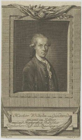 Bildnis des Hector Wilhelm von Günderrode genannt von Kellner