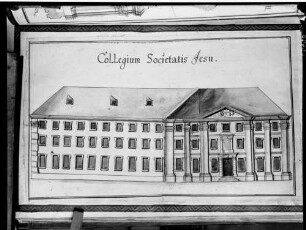Heidelberg Aus Thesaurus Palatinus Zeichnung - Collegium Societatis Jesu