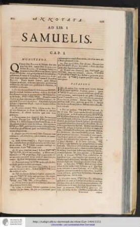 Annotata ad Samuelis