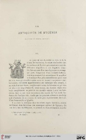 2. Pér. 19.1879: Les antiquités de Mycènes, 2