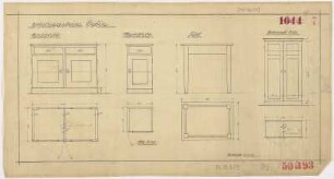 Erholungsheim Oybin, Waschtisch, Nachttisch, Tisch, Schrank