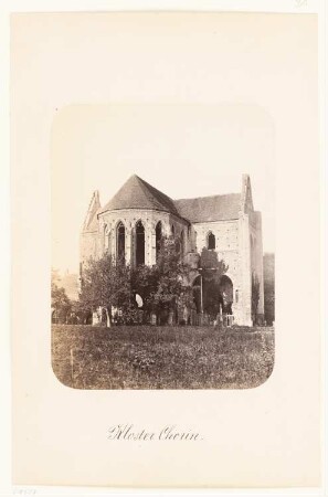 Kloster Chorin: Ansicht Chor und Querschiff von Norden
