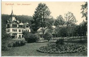 Karlsbad. Café Kaiserpark