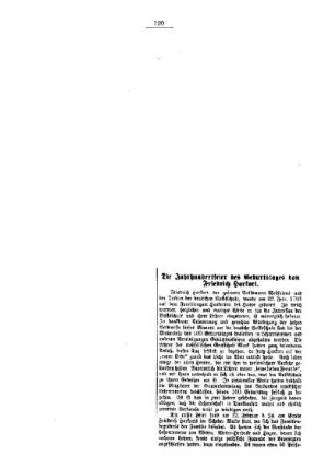 Die Jahrhundertfeier des Geburtstages von Friedrich Harkort