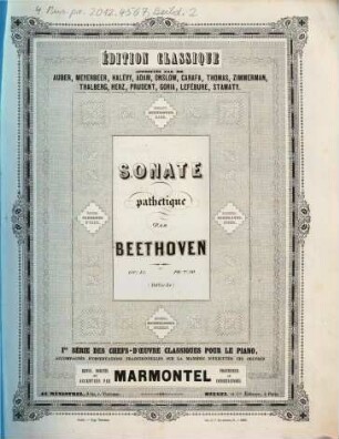 Sonate pathétique ur : Op. 13