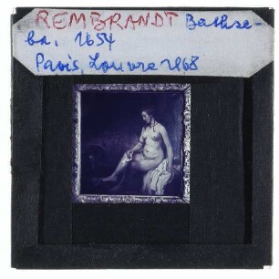 Rembrandt, Bathseba beim Baden (Louvre MI 957)