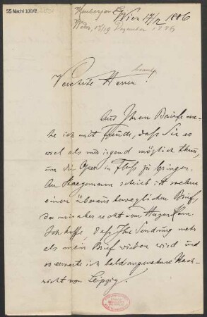 Brief an B. Schott's Söhne : 17.12.1886