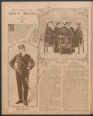 Lucio V. Mansilla : Del tiempo viejo