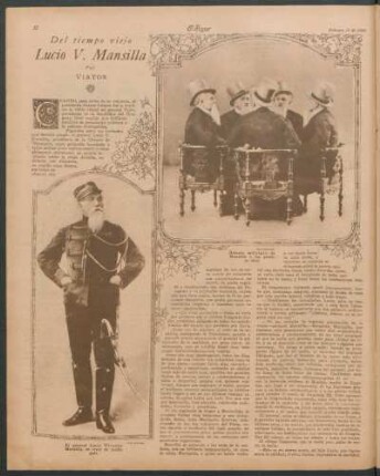 Lucio V. Mansilla : Del tiempo viejo