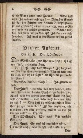 Dritter Auftritt. Der Fürst. Der Edelknabe.