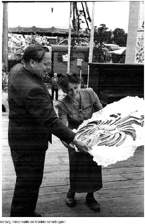 Dresden, Vogelwiese, Schützen- und Volksfest, Juli 1954 - Juli 1955