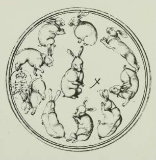 Spielkarte: Hasen - Zehn