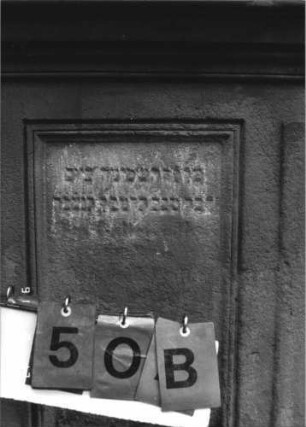 Grabstein 50 [Hahn S. 39f. Grab-Nr. 1571]: Grabstein 50B [Hahn S. 39f. Grab-Nr. 1571]