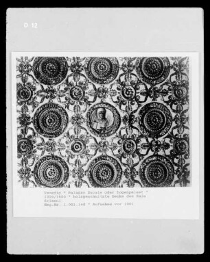 Florale Ornamente und Dogenbildnis?