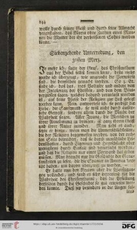 Siebenzehende Unterredung, den 30sten Merz