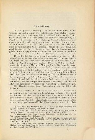 Anatomische Untersuchung von Blatt und Axe der Hippomaneen : Inaugural-Dissertation