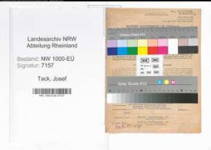 Entnazifizierung Josef Tack, geb. 03.09.1898 (Reg.Oberinspektor)