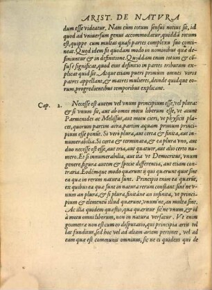 De natura aut rerum principiis libri