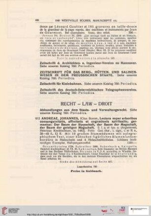 Recht (Nr. 912-924)