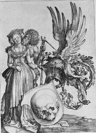 Das Wappen des Todes Totenkopf