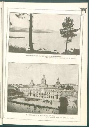 [Vista de la] Entrada de la ría de Marín (Pontevedra)