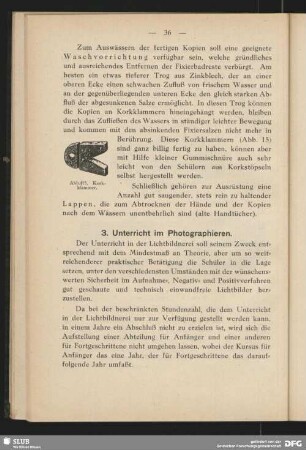 3. Unterricht im Photographieren