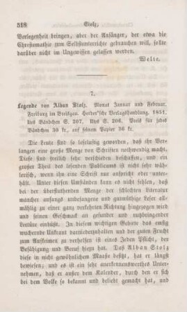 518-522 [Rezension] Stolz, Alban, Legende