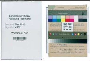 Entnazifizierung Karl Wurmnest , geb. 01.09.1903 (Schuster)