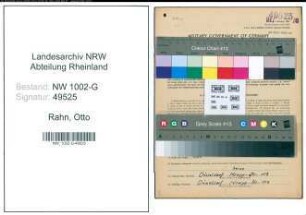 Entnazifizierung Otto Rahn, geb. 05.02.1904 (Elektriker)