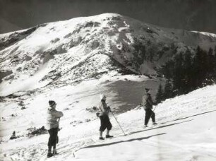 Tatry Wysokie (Hohe Tatra/Polen). Bergsteiger beim Aufstieg