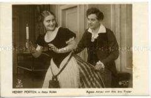 Filmszene aus "Agnes Arnau und ihre drei Freier" mit Henny Porten
