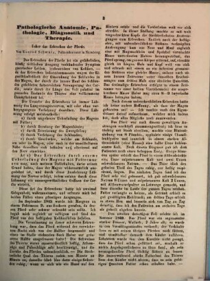 Centralzeitung für die gesammte Veterinärmedizin und ihre Hilfswissenschaften : mit vergleichender Bezugnahme auf d. Menschenheilwissenschaft. 4. 1854