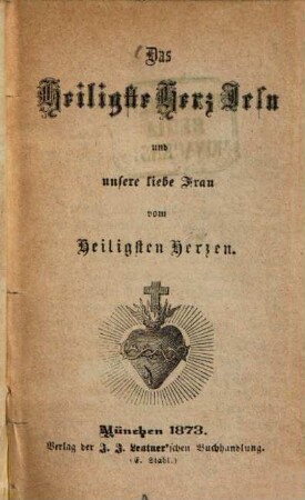 Das heiligste Herz Jesu und unsere liebe Frau vom Heiligsten Herzen