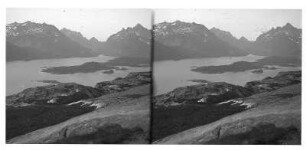 Lofoten (Norwegen). Blick über den Digermulenkollen