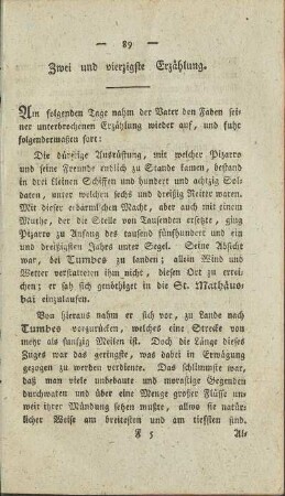 Zwei und vierzigste Erzählung.