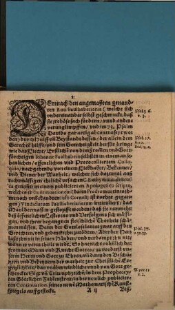 Appendix Oder Anhang Der Continvation deß Newen Mathematischen Kunstspiegels, [et]c. Johann Faulhabers, Vlmensis, Mathematici