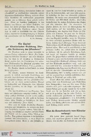 1: Was die Kunstindustrie vom Künstler verlangt!