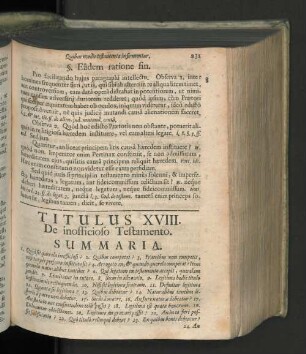 Titulus XVIII. De inofficioso testamento.