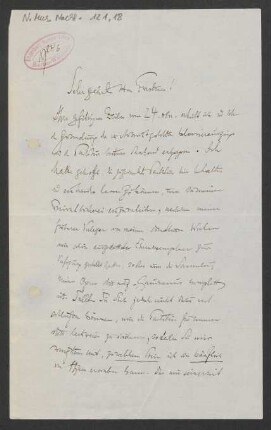 Brief an Otto Fürstner : 27.06.1919