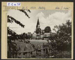 Ralbitz im Jahre 1934. : Ralbicy w lěće 1934
