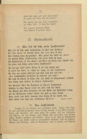 II. Heimatland